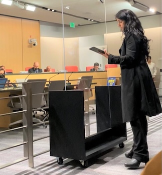 Indica News coverage of Rakhi Israni filing for CD14 race