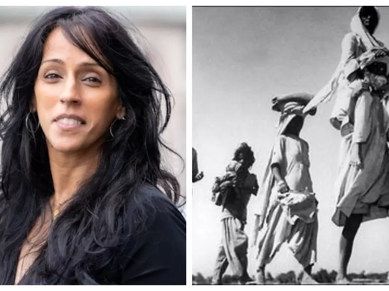 New India Abroad coverage of Rakhi Israni drawing on Partition history